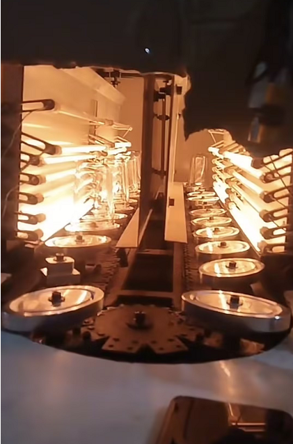 Plastic bottle machine heating lamp